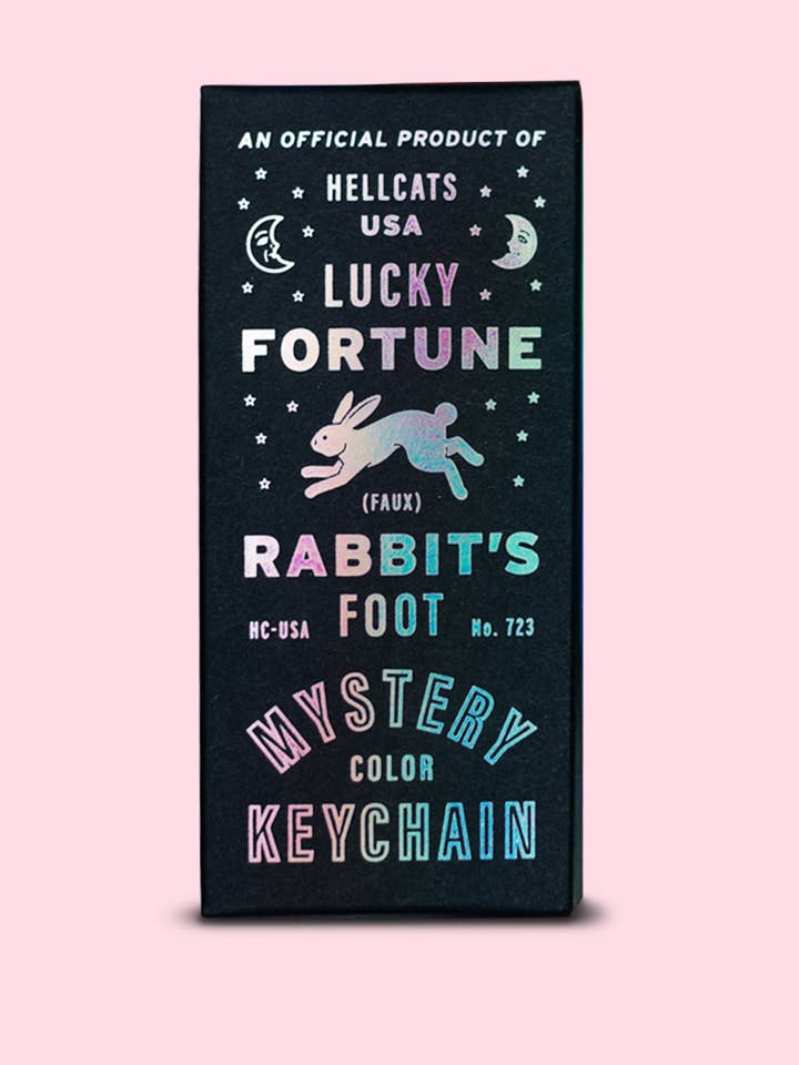 Porte-clés Pied de Lapin Mystère (Faux) en Boîte Surprise pour la vente par Hellcats USA
