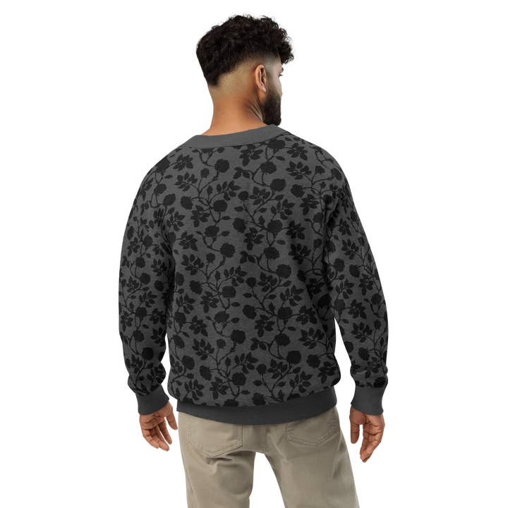 Goth Cloth Co. - Wholesale Cardigan - Women's - Midnight Bloom Knit Cardigan (READY TO SHIP)7