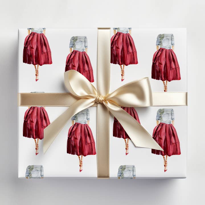 Fashion Girl Gift Wrap for wholesale by JOSIL Paperie & Gift