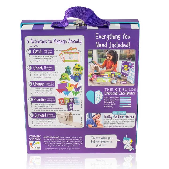 Baby Republic - Vendita all'ingrosso Kit per lavoretti fai da te - Bambini - Scatola di gestione dell'ansia