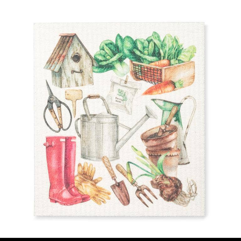 Abbott - Vente Torchon - Torchon à vaisselle Gardening Tools, 6,75 x 7,5 po L