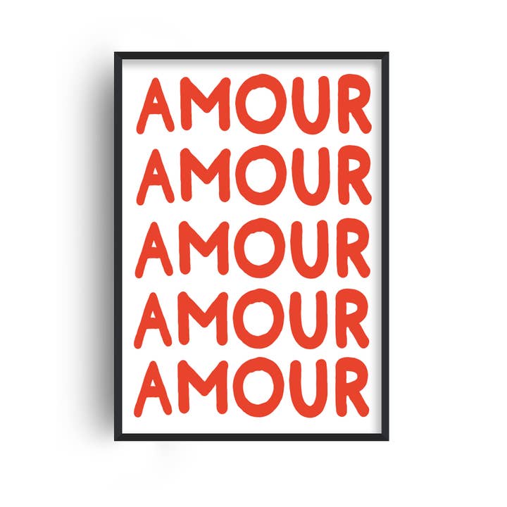 Amour Impression d'Art Murale Décor Maison Giclée Française pour la vente par Fanclub