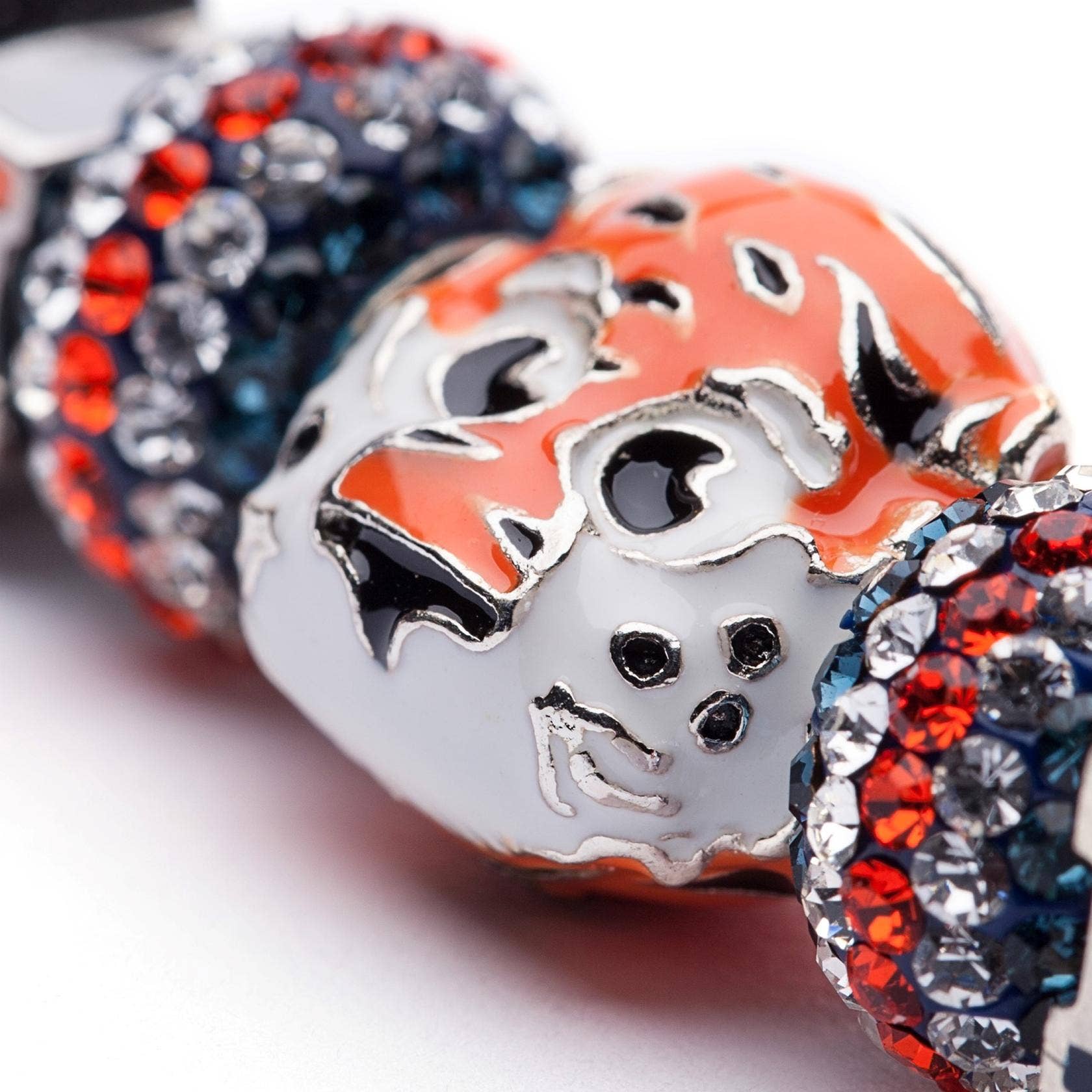 Stone Armory - Wholesale Individual Charm/Pendant - Auburn Bead Charm - Aubie Tiger2