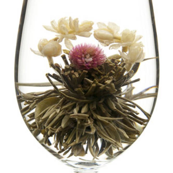 Blooming Flower Tea Balls - Longing Heart Green Tea (3 Balls for wholesale by The Grateful Tea Co