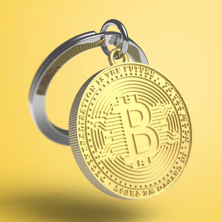 CRYPTO COIN KEYRING for wholesale by Anew International Corp.