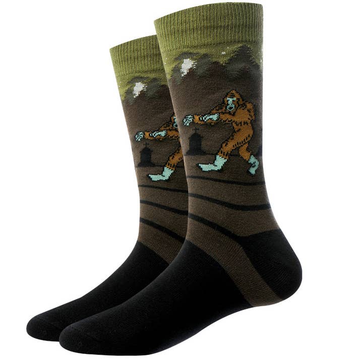 Zombie Bigfoot Socks for wholesale by Sock Harbor / Bigfoot Sock Co.