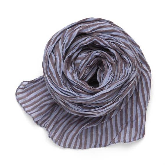 Cote Sud Stripe-Wine Heather Scarf for wholesale by halo and swan
