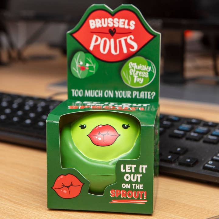 Brussel Pouts Stress Toy - Christmas Stocking Filler Gifts and other Purchase Wholesale bruidssieraden. Free Returns & Net 60 Terms on Faire trending on Faire.