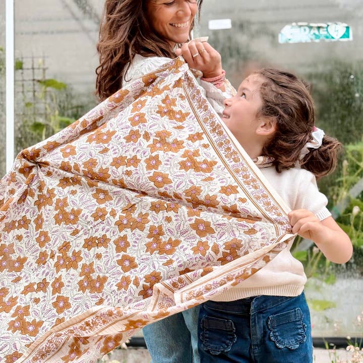 SO FAMILY - Wholesale Head Scarf - Women's - Camel Lurex Adult Scarf 100 cm1