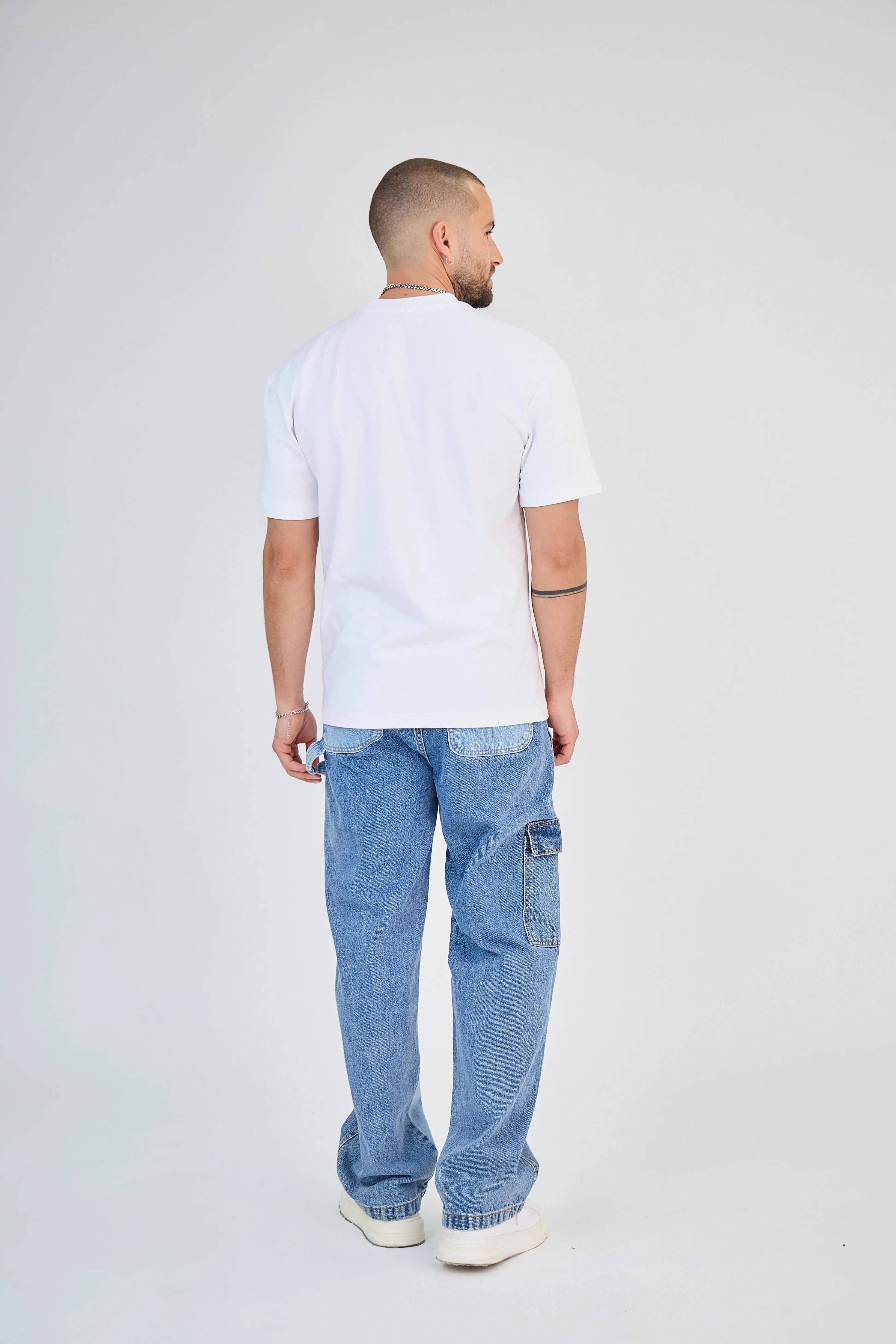 TOP MONDAY – wholesale Jeans – Men’s – Jean Light Faded Bicolor Blue3