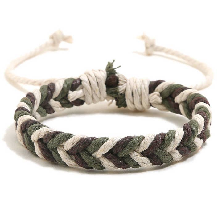 ACCITY - Wholesale Woven/Braided Bracelet - NEW COLOR HEMP ROPE COUPLE BRACELET_CWMM4457