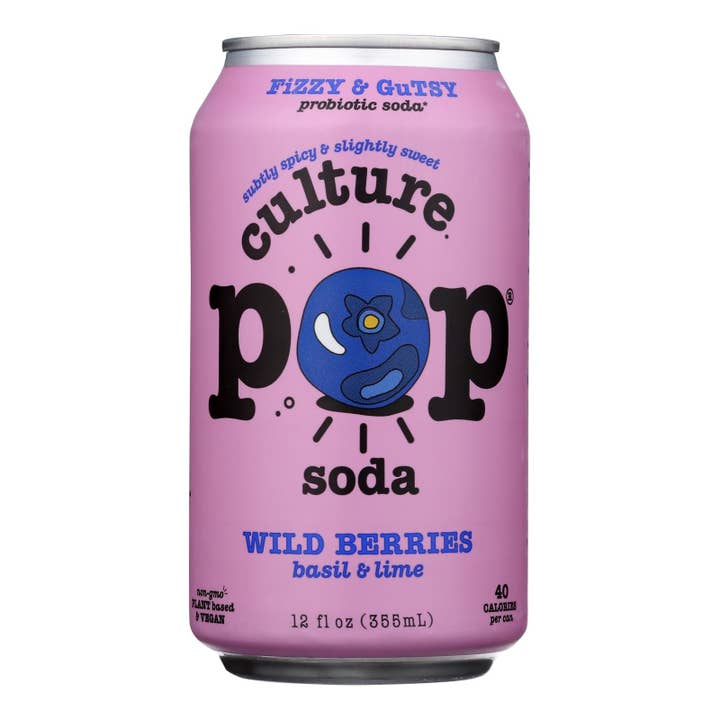 Culture Pop Soda - Soda Wild Berries - Case Of 6-4/12 Fz for wholesale by Ware Spark