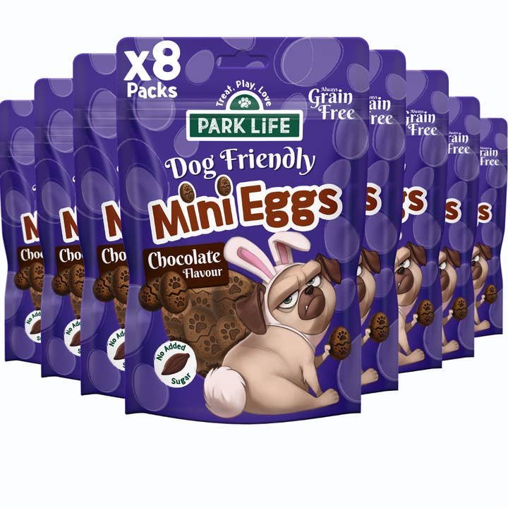 Dog Friendly Mini Eggs Chocolate Flavour 100g for wholesale by PARK LiFE