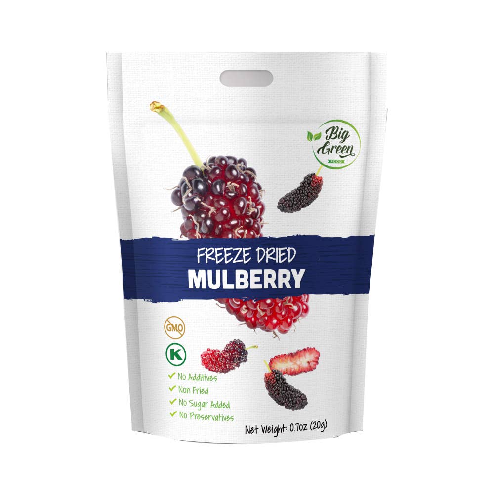 Big Green Organic Food - Wholesale Dried/Dehydrated Fruit - Freeze Dried Mulberry