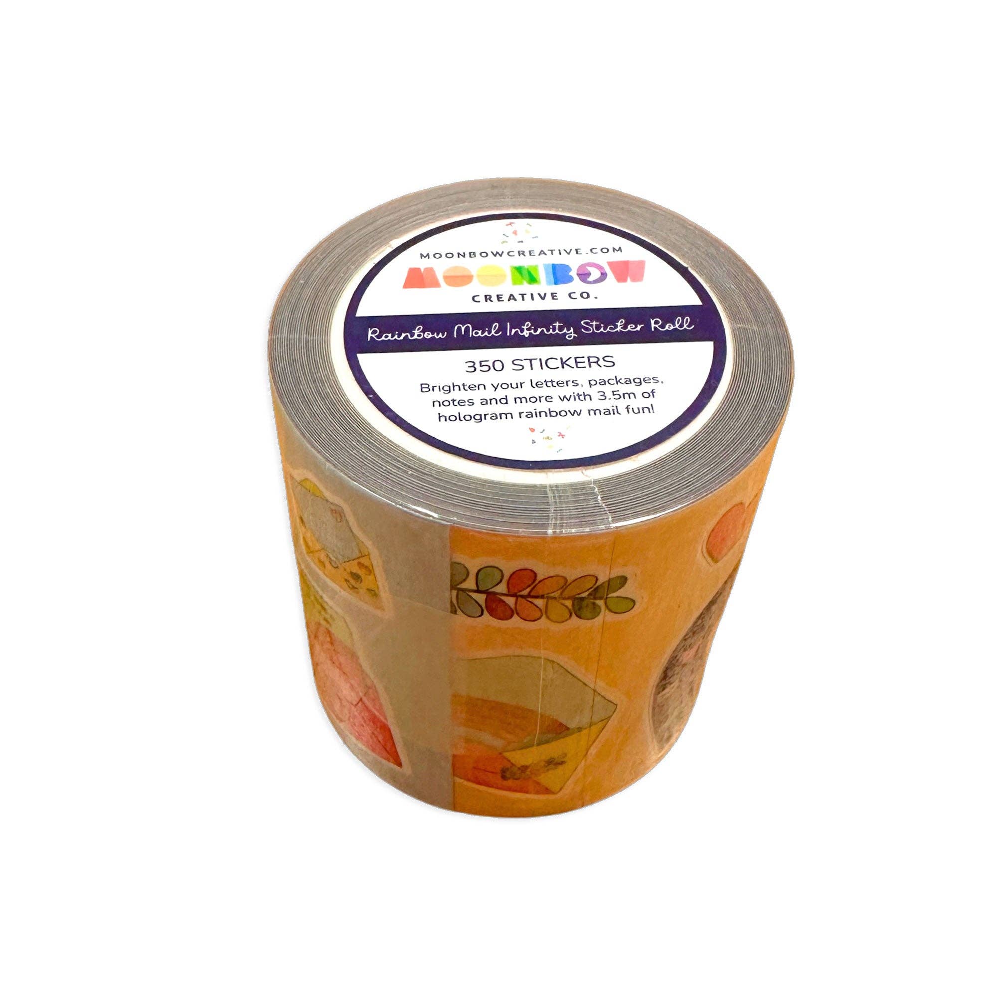 Moonbow Creative Co. - Wholesale Sticker - Rainbow Mail Infinity Sticker Roll4