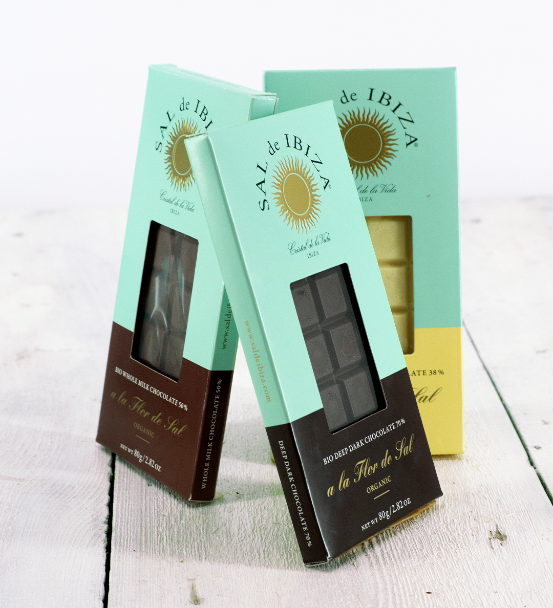 SAL de IBIZA - Wholesale Chocolate Bar - SAL de IBIZA Dark Chocolate with Fleur de Sel, 70% Cocoa 80g, ORGANIC2