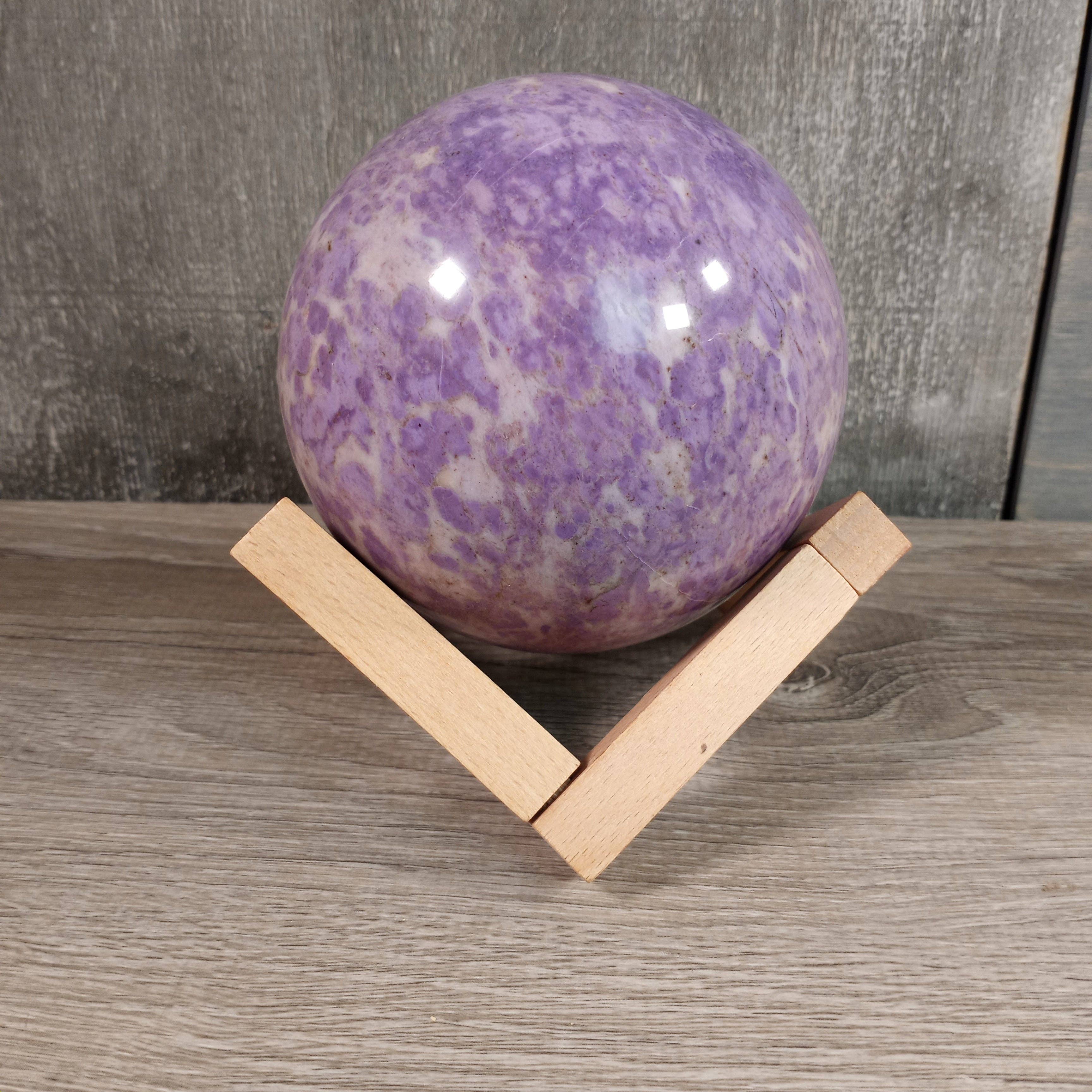 Keystone Crystals - Wholesale Retailer Display Stand/Case - Wood Cubic Specimen and Sphere Stand6