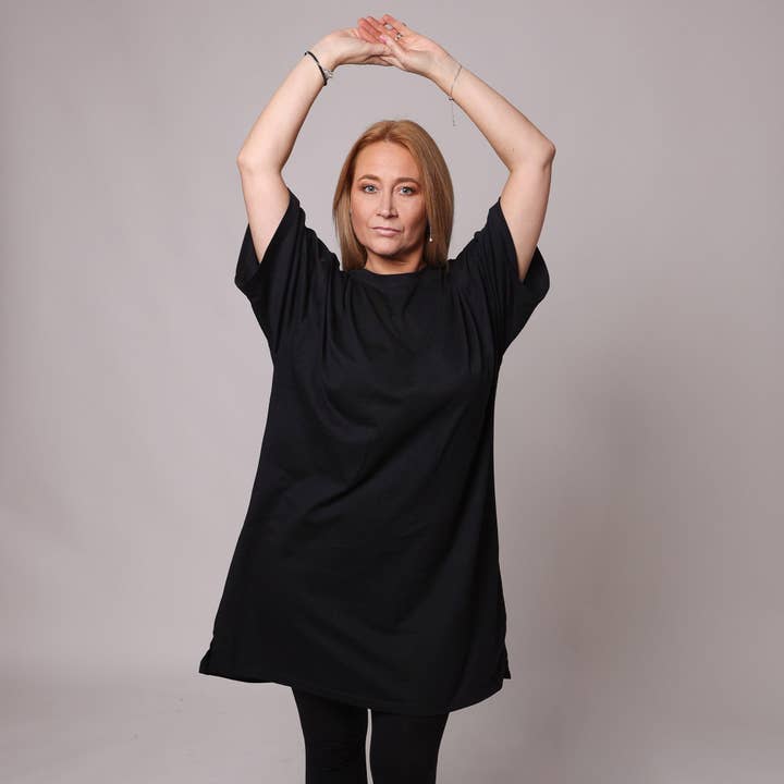 Junction Apparel - Wholesale Dress – Women's - Organic cotton T-shirt dress in three sizes and two colours