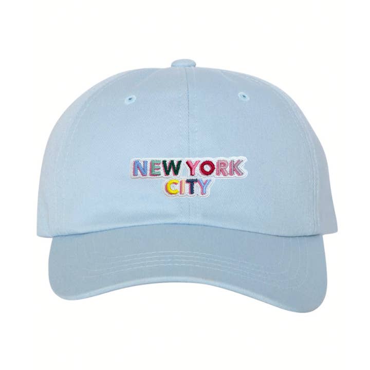 New York City Colorful Letters Hat | Customizable | NYC Gift for wholesale by Fusion Artsy