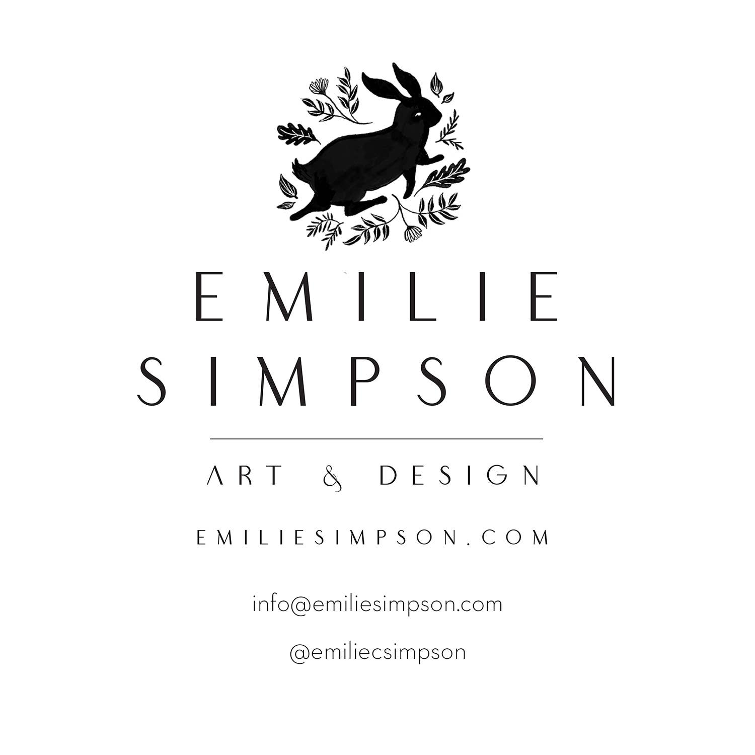 Emilie Simpson Art & Design - Vente Carte de vœux classique - Carte artistique d'hellébores4