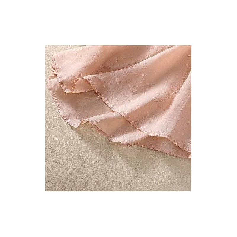 FurDecoration – wholesale Blouse – Women’s – Flowy Embroidered Linen Blouse - Perfect for a Sleek Silhouette6