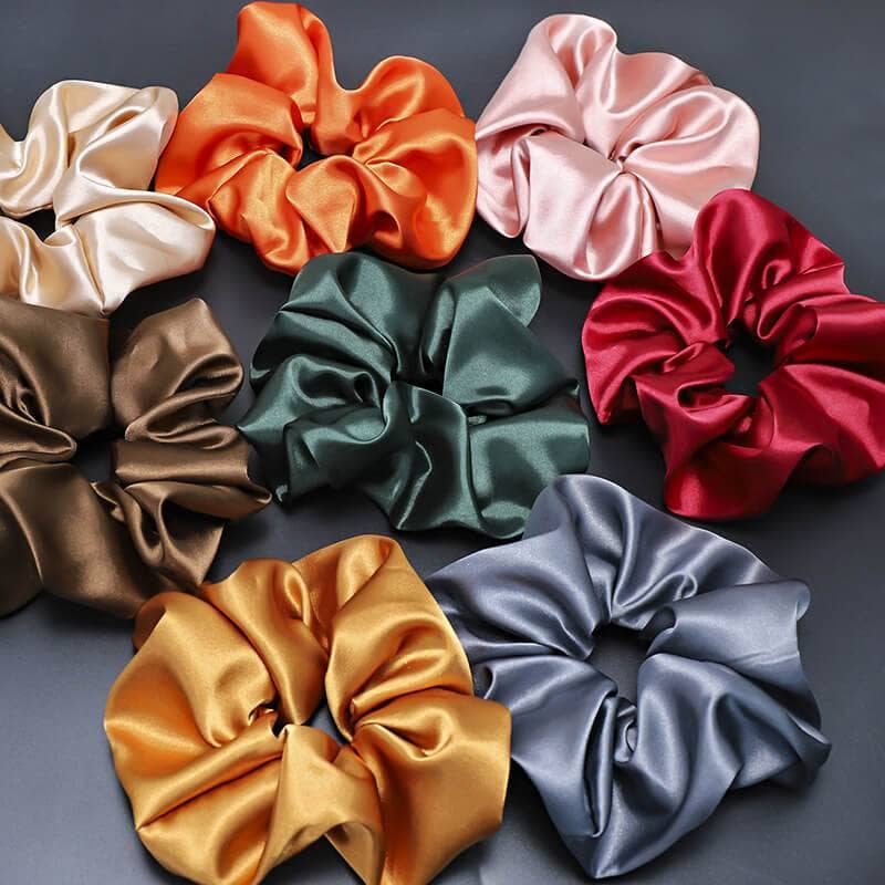 Meghcraft - Wholesale Scrunchie - Women's - Hair Scrunchies-Satin Scrunchies Bulk-Silk Scrunchy for Buns3