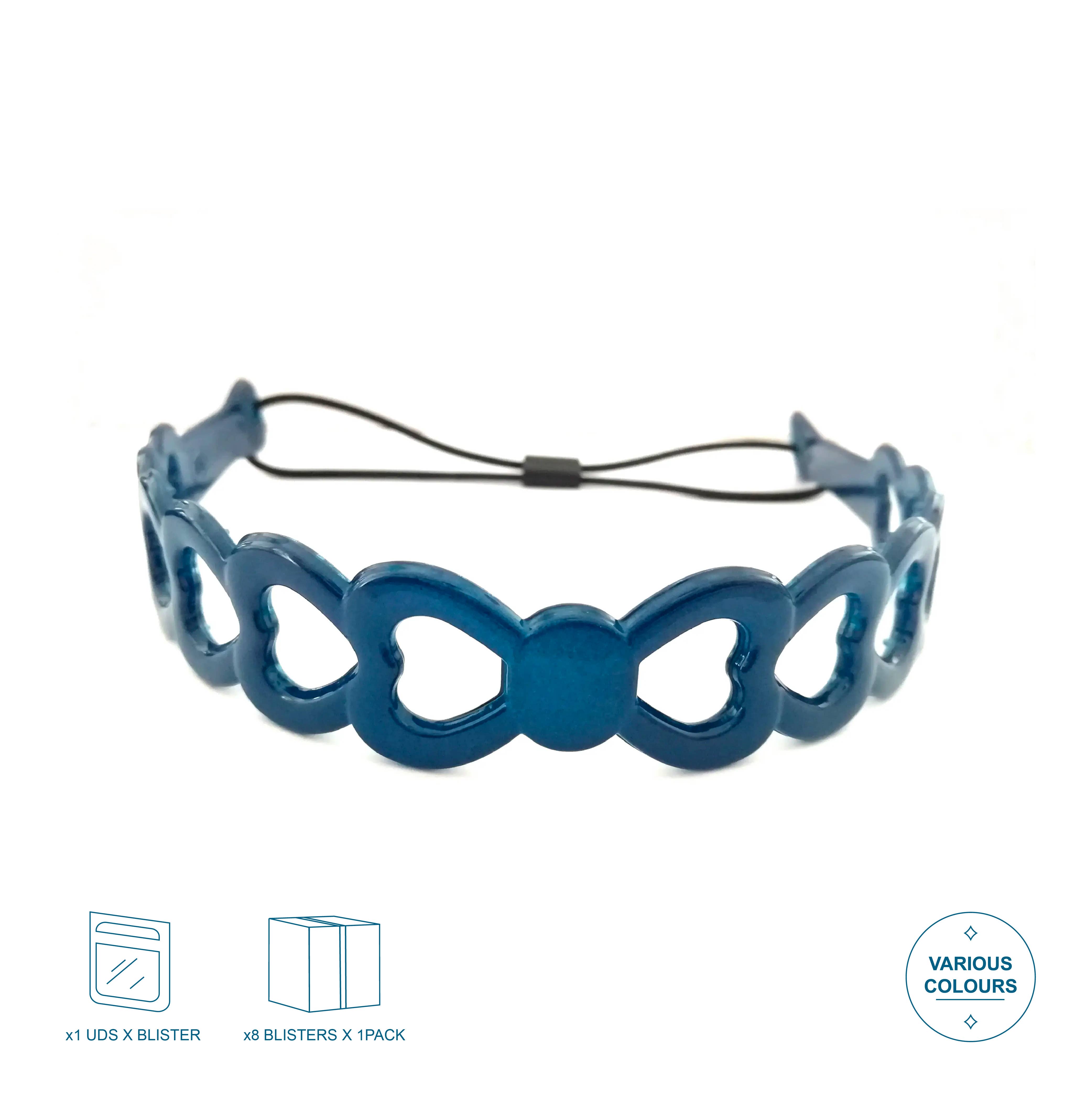 IKILIFE S.L - Wholesale Fashion Headband - Kids - Children's Headband - Silicone - 3 Models - Blue 1