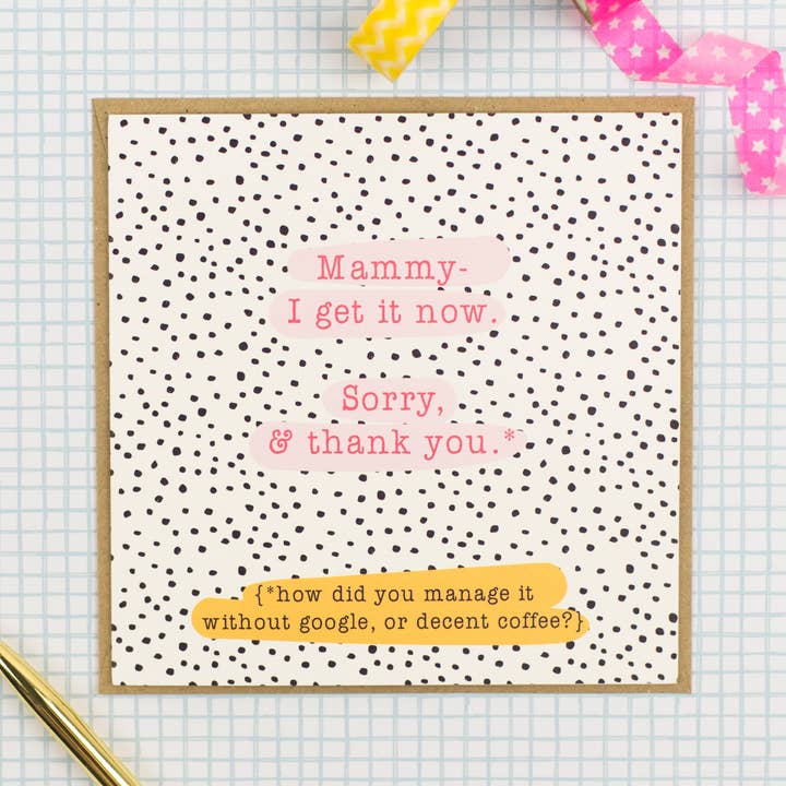 Carte de vœux « I Get It Now » pour la vente par Pickled Pom Pom