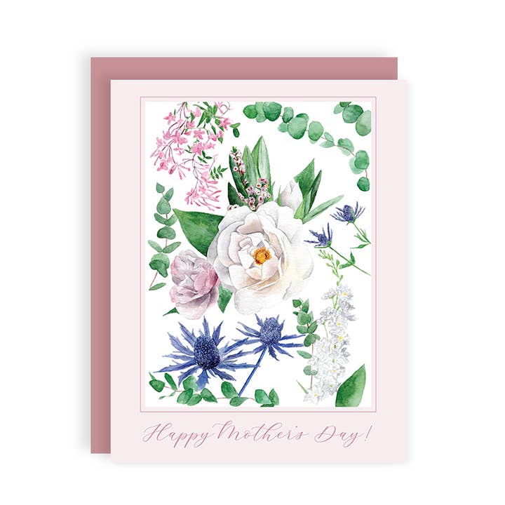 Carte florale pour la fête des mères pour la vente par Kaitlyn Ashlee Art & Design