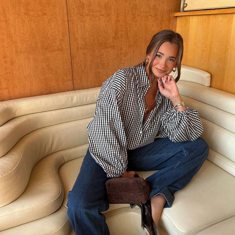 Black Elisse Shirt for wholesale on Faire3