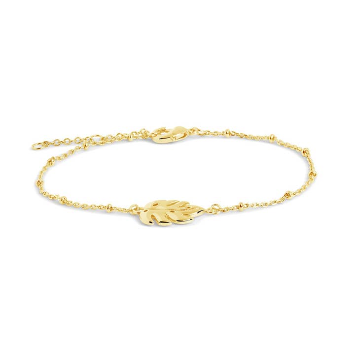 Sterling Forever - Wholesale Charm/Dangle Bracelet - Keilani Leaf Bracelet