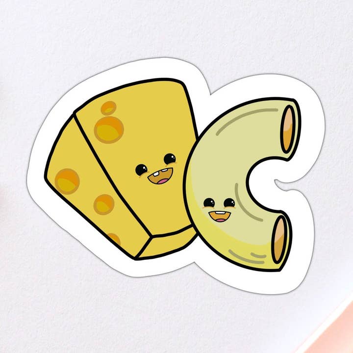 Makkaroni und Käse, Geschmacksknospen, Essen, Wortspiele, Essen, Best Friends, Co für den Großhandel von Stick With It Sticker Co