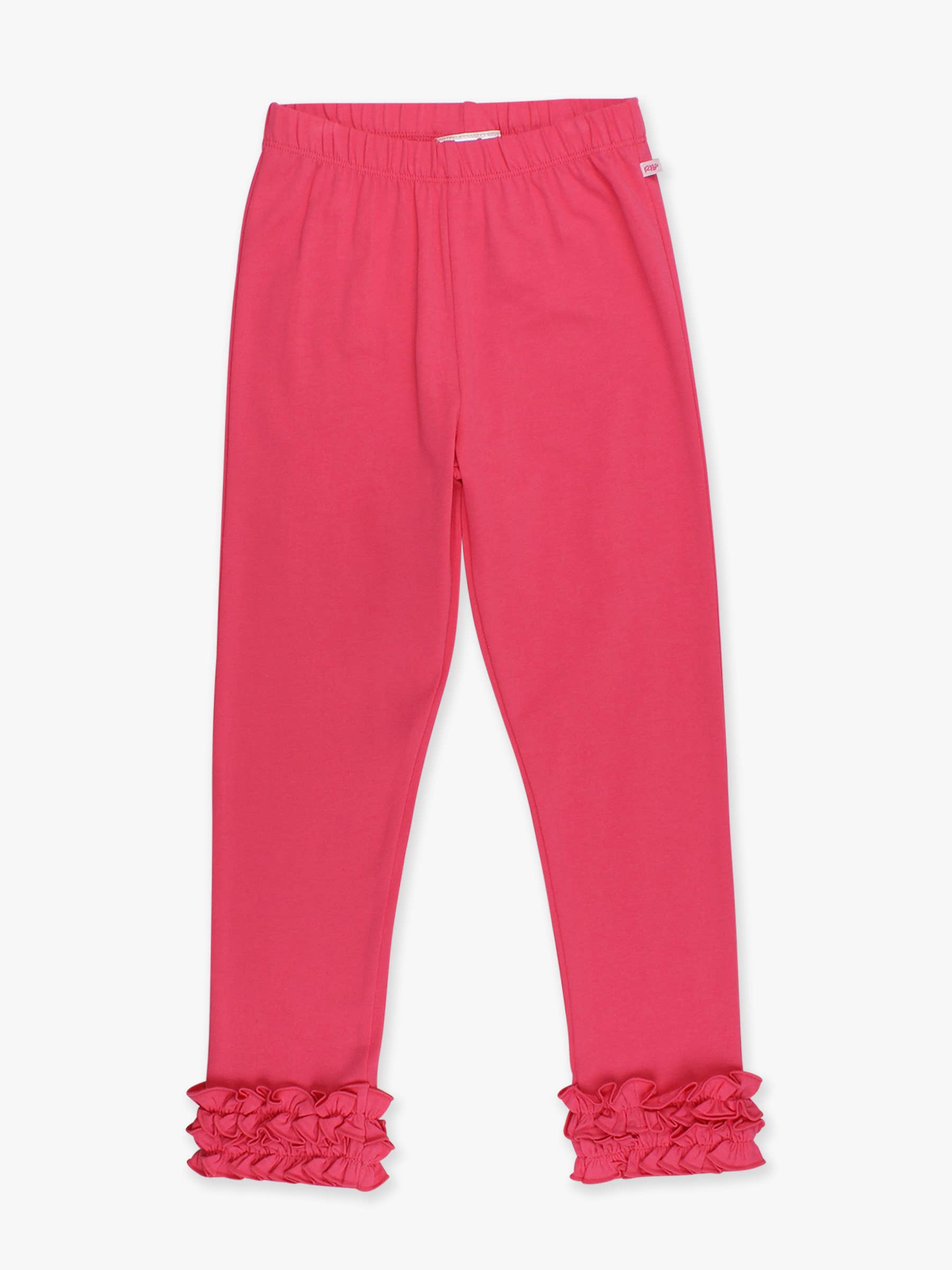 Girls Hot Pink Classic Ruffle Leggings for wholesale on Faire4