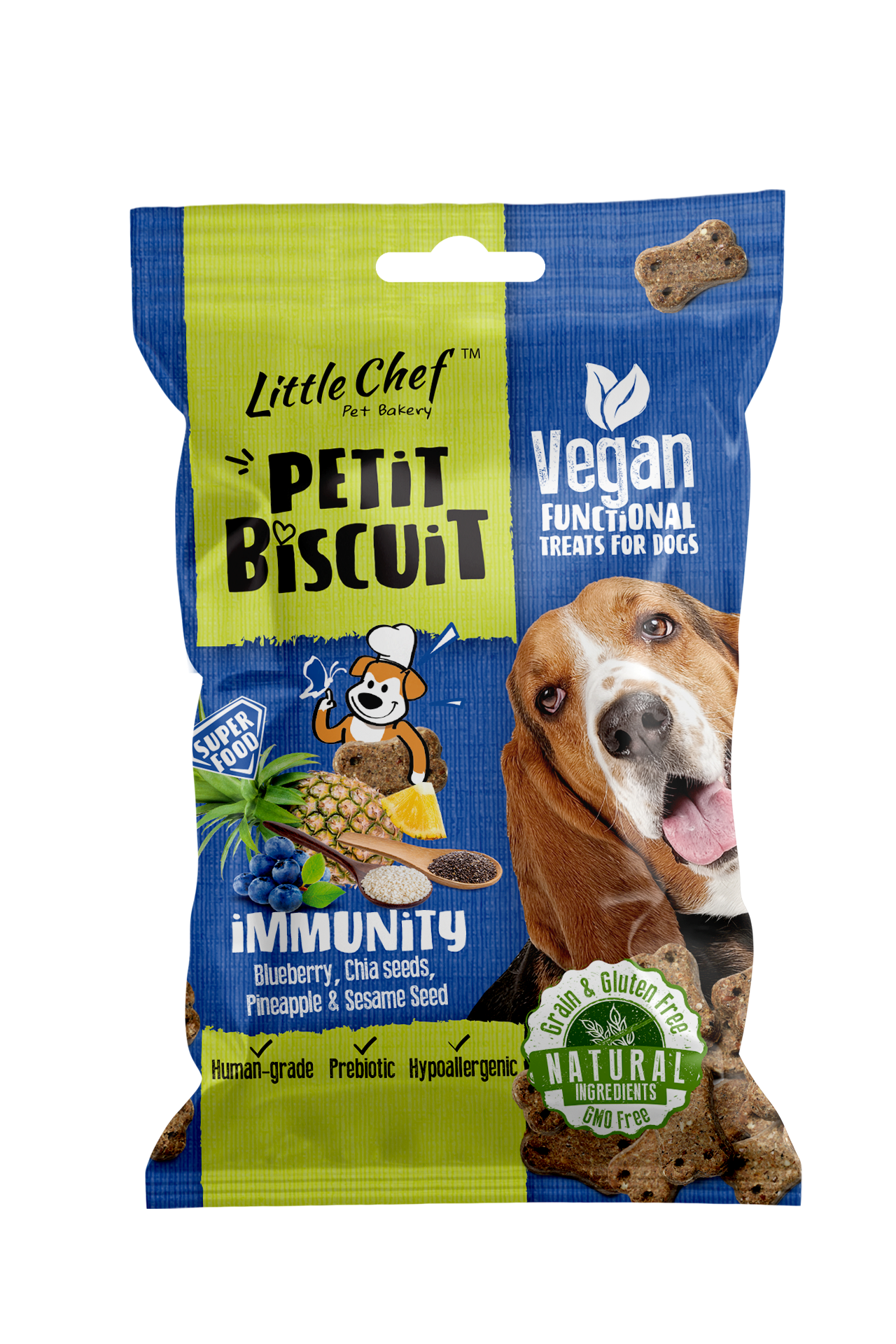 United Pet Brands - Venta al por mayor Chuches - Perros - Galletas Funcionales Veganas para Perros, Sin Granos, Apoyo al Sistema Inmunológico - 100 g6