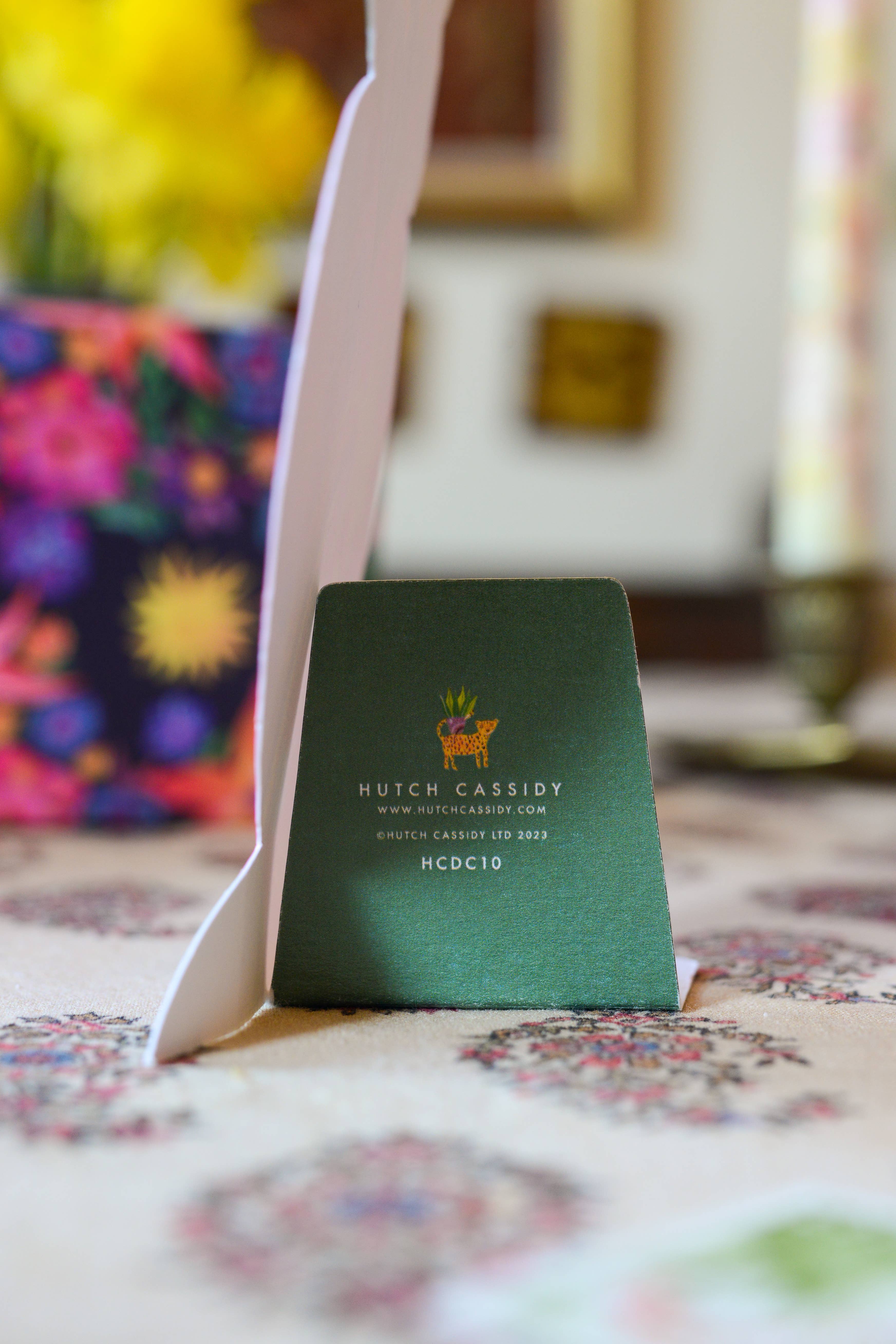 Hutch Cassidy (Greetings Cards and Paper Goods) – wholesale Everyday greeting card – 'Magical Pop Up Blue Vase' Greetings Card5