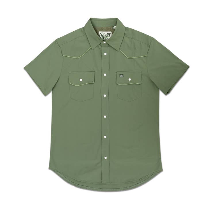 River Road Clothing Company - Wholesale Button Down Shirt - Men's - Rio Pearl Snap Shirts (Short Sleeve)6