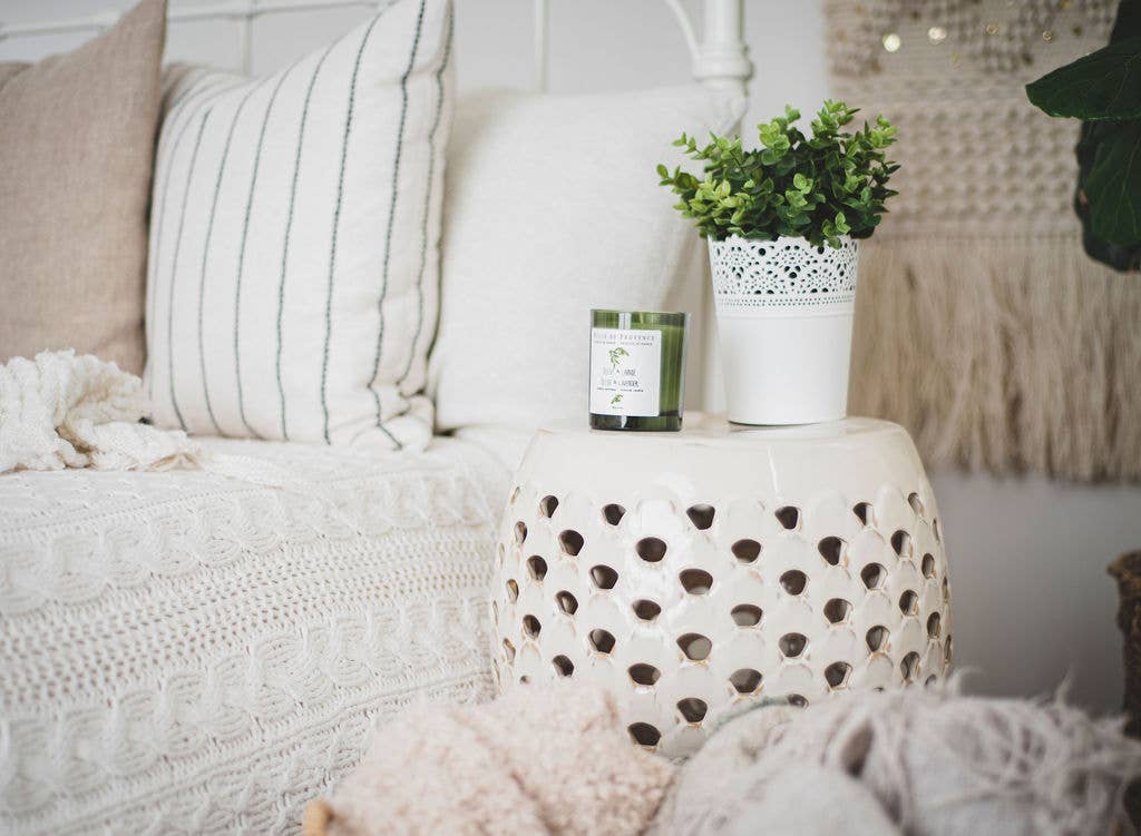 Lothantique Inc. - Vente Bougie en bocal - Belle de Provence | Olive & Menthe | Bougie1