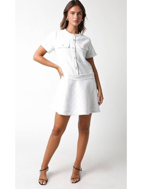 Bianco Abito Olivia in vendita all'ingrosso su Faire3