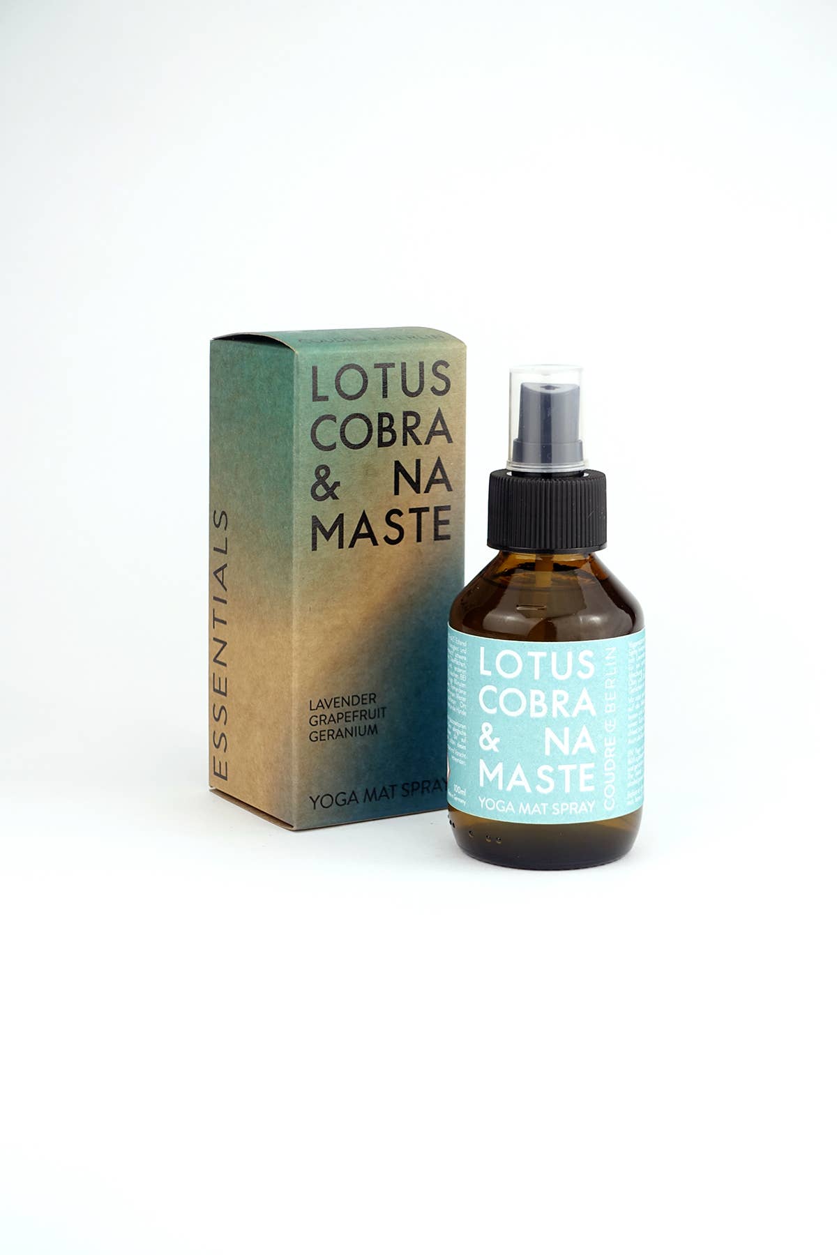 Coudre Berlin - Wholesale Room & Linen Spray - LOTUS COBRA & NAMASTE yoga mat spray1