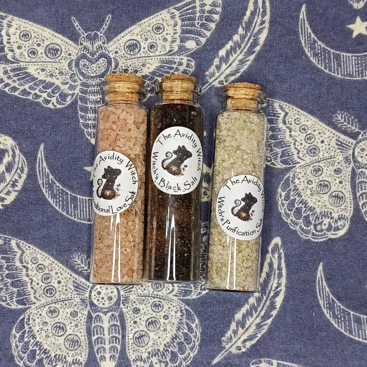 The Avidity Witch - Wholesale Meditation Supplies - Witch Salt Set