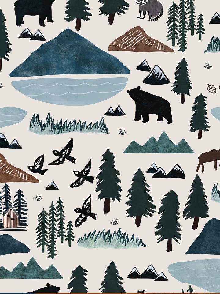 Bird & Bean® - Wholesale Sleepsuit - Baby - Baby Bamboo Pajamas - Bamboo Sleeper - Into The Wild