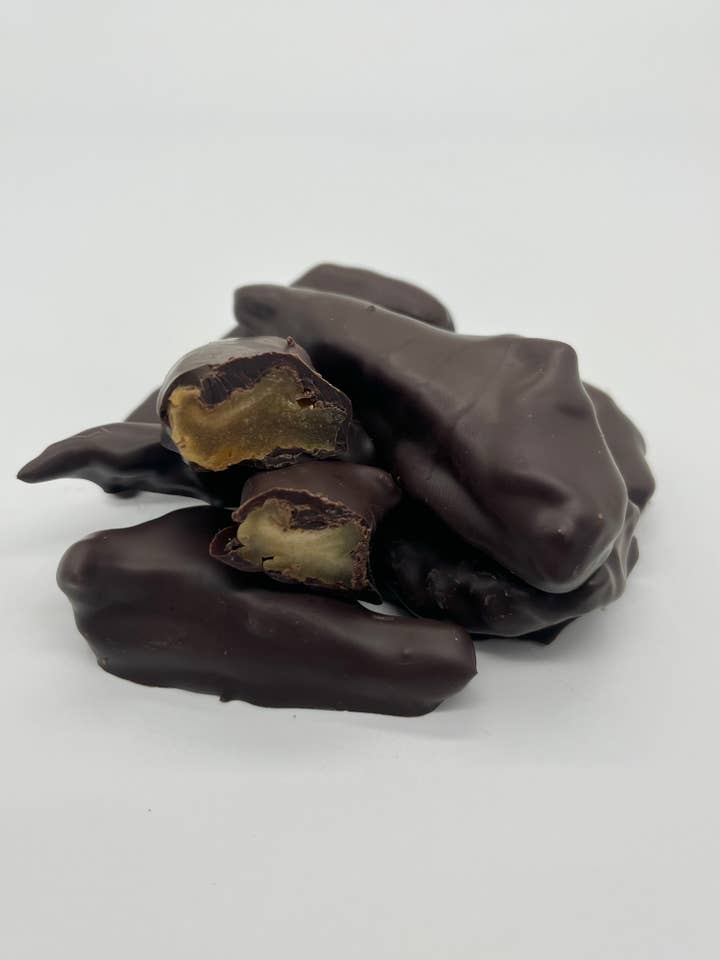Pears in Dark Chocolate for wholesale by Gorvett and Stone