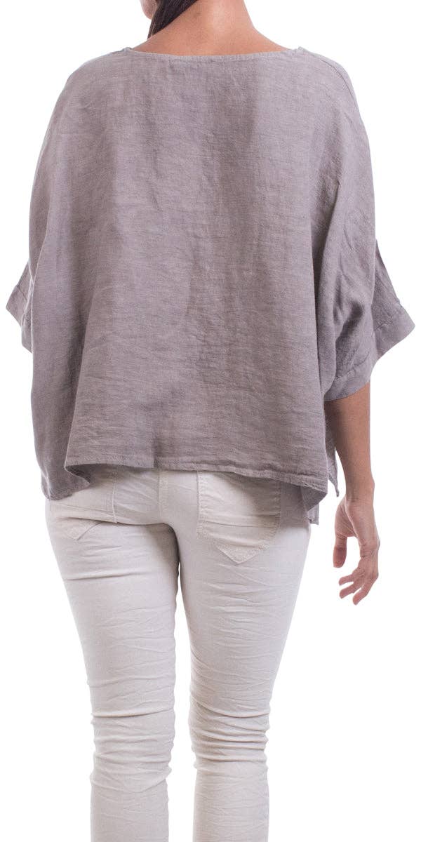 Gigi Moda - Wholesale Blouse - Women's - Linen Kaftan Blouse27