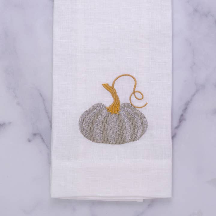 Cinderella Pumpkin Linen Towel - New for wholesale by Arte Italica & Crown Linen Designs