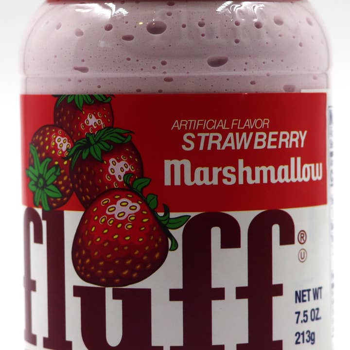 Grandpa Joe's Candy Shop - Wholesale Marshmallow - Durkee Marshmallow Fluff, Strawberry 7.5oz Tub 12ct0