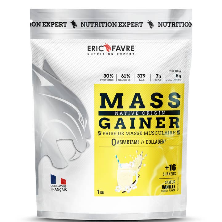 ERIC FAVRE WELLNESS - Wholesale Protein/Superfood Powder - MASS GAINER Vanilla 3kg