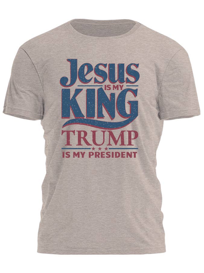 I Love My Freedom - Wholesale Screen Printed T-Shirt - Unisex - Jesus is my King Trump is my President Tee - 2444