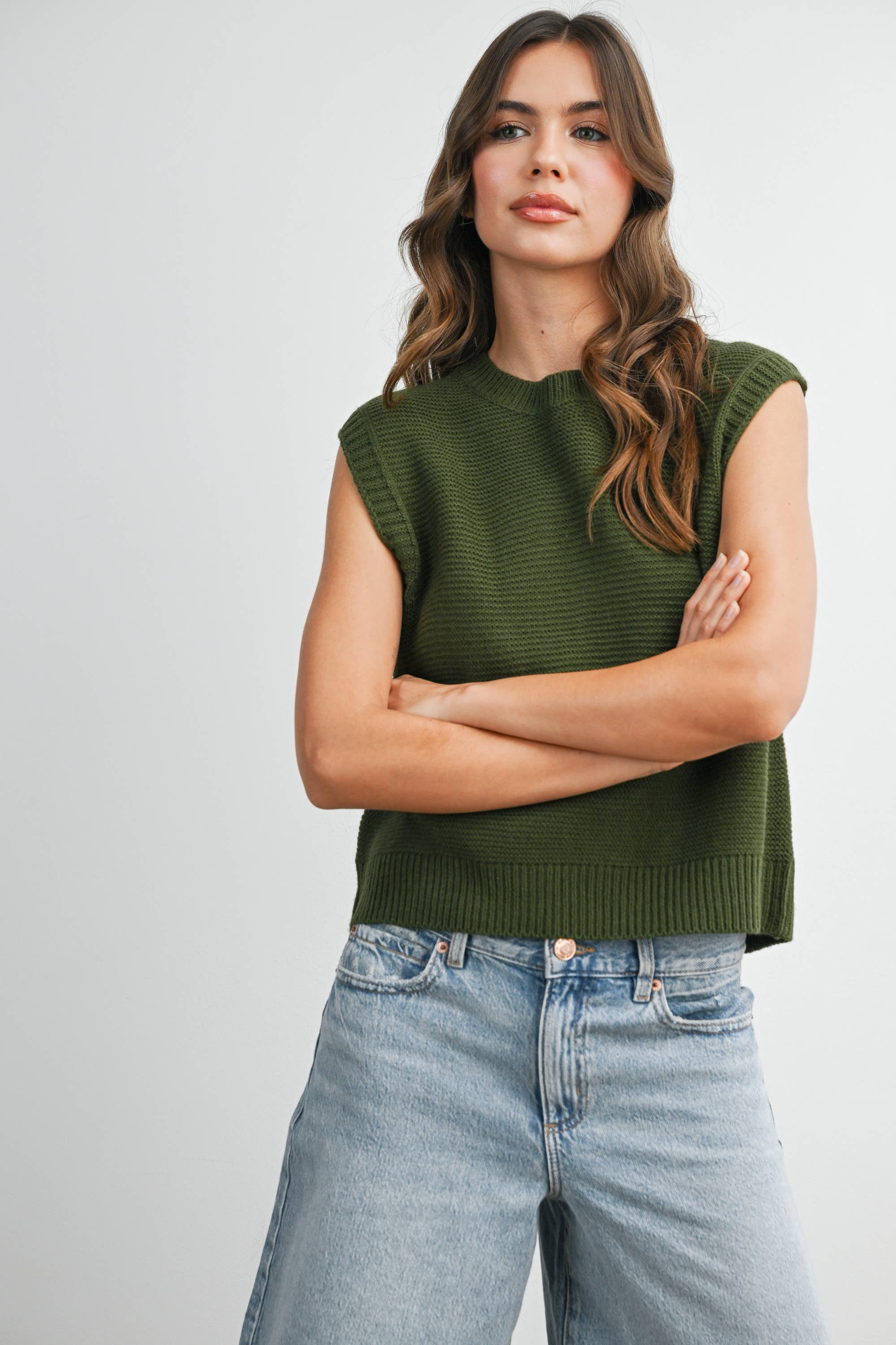 BUTTERMELON - Vente Haut en maille – femme - Haut en maille uni - BMW76004