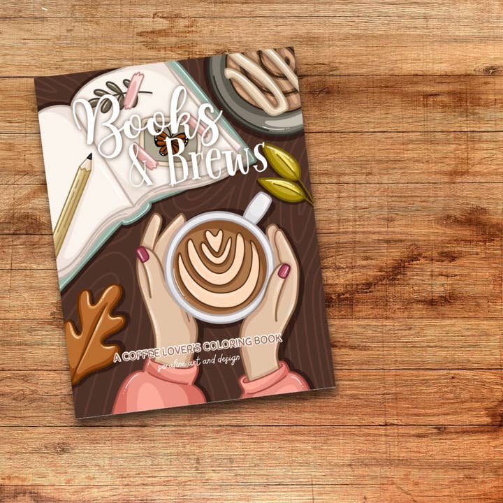 Livres & Brasseries : Livre de coloriage par Serafine Art and Design pour la vente par Serafine Art and Design