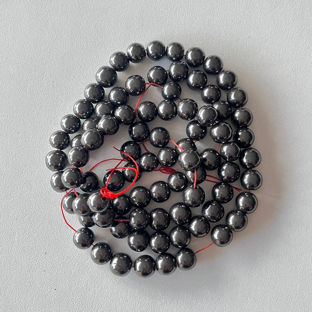 VIE – wholesale Beads – Hematite Round Beads28
